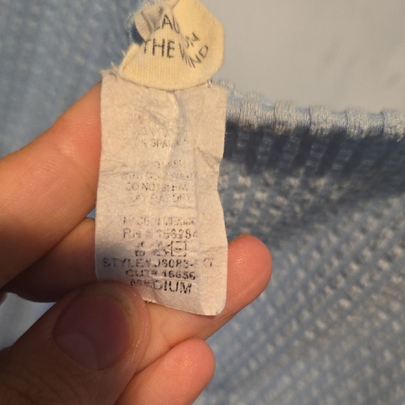 Caution To The Wind Light Blue Textured Midi Dress - Picture 5 of 5